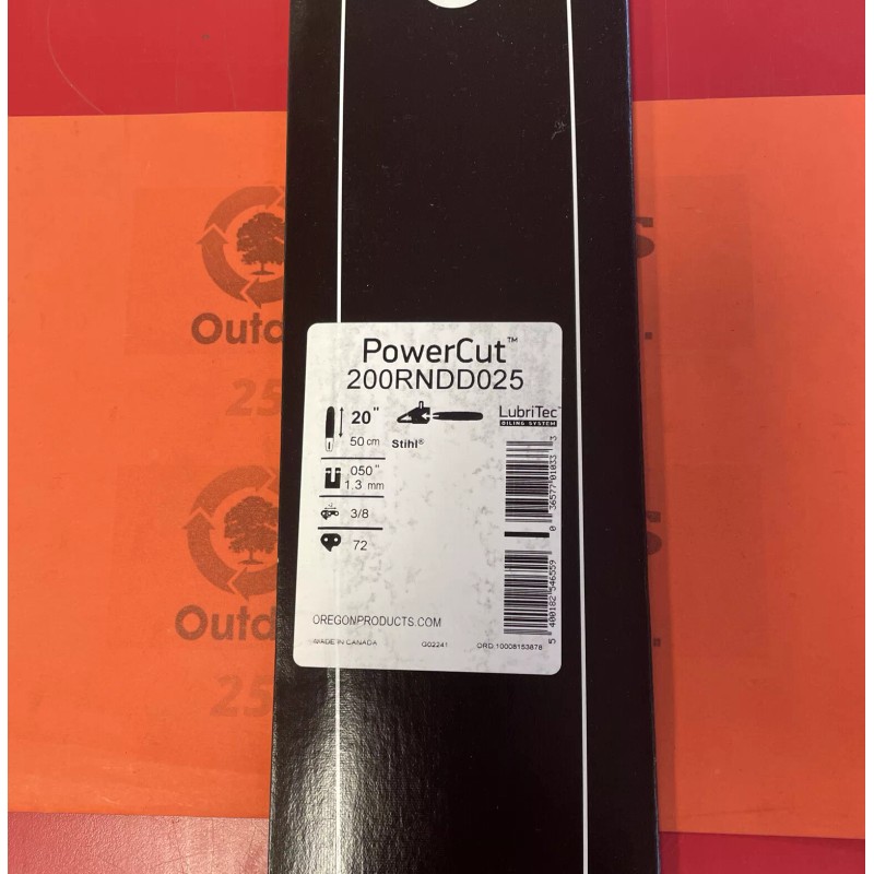 Oregon PowerCut 200RNDD025 20" Guide Bar