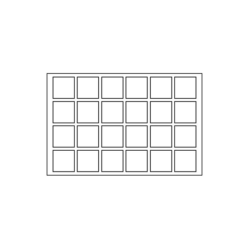 LINDNER Das Original Tray for 24 Coins up to 45