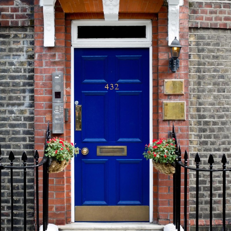 Clio 3-Inch Brass House Numbers For Outside Address Signs For