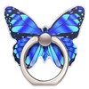 TACOMEGE Alloy Butterfly Cell Phone Ring Holder, Finger Kickstand Back