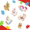 Trefl, Contour Puzzle with Underlay, Lift-Out Puzzle, Unicorns, Llamas, Sloths,