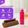 Grippy Lippy Lip Balm Holder - 2 Pack Durable Silicone