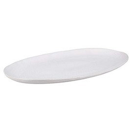 BIA Cordon Bleu Serene 16" x 9.5" Platter, Crème Oval Platte, Contains 1 Piece, Cream, 401279+3389S1SIOC