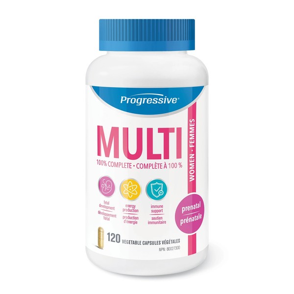 Progressive Multivitamin Prenatal 120 Veg Capsules