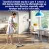 MAYSHINE Microfiber Hardwood Floor Wet and Dry Dust Mop w/