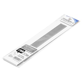 Wave Material Series Plastic Material Triangle Bar 0.12 inch (3.0 mm), 6 Pieces, Hobby Material OM-493