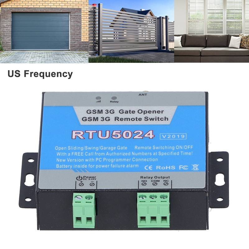 3G/GSM Gate Opener Remote Access Control Switch Controller with Antenna