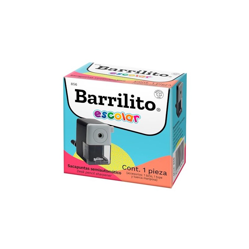 Barrilito Sacapuntas Semi-automtico Manual 856