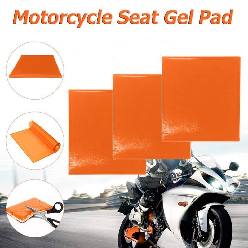 LisylineAuto Motorcycle Seat Gel Pad Car Driver Passenger Seat Cushion