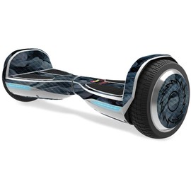 MightySkins Carbon Fiber Skin for Razor Hovertrax 1.5 Hover Board - Storm Cloud | Protective, Durable Textured Carbon Fiber Finish | Easy to Apply, Remove, and Change Styles | Made in The USA