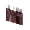 18Pcs Crochet Needle Comfortable Grip Aluminum Material Portable Sweater Needle