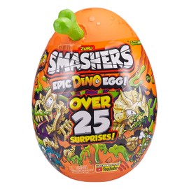Smashers Epic Dino Egg Collectibles Brontosaurus Series 3 Dino by ZURU - with Over 25 Surprises, Slime, Fossil Toy, Ice Age Putty, Dinosaur Toys, Brontosaurus