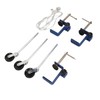 Robust Metal Bench Clamp with Pulley - Ideal for Laboratory,