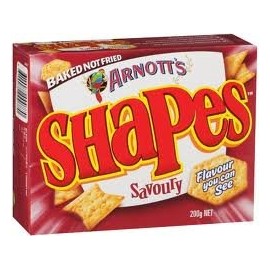 Arnott's Shapes Savoury - 200g