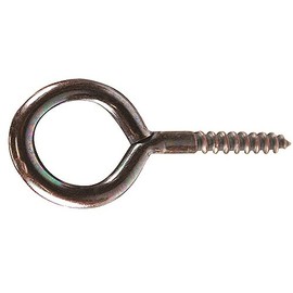 Osato KO-252 Iron Bronze Plated Heaton Thickness 0.09 inch (2.2 mm), Hook Portion, Total Length 1.0 inches (26 mm), Pack of 5