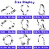 Wonmon 9 PCS Space Cookie Cutters Set, Metal Outer Space