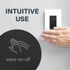 Legrand radiant RSWV203 20 Amp Wave Touchless Motion Sensor Light,