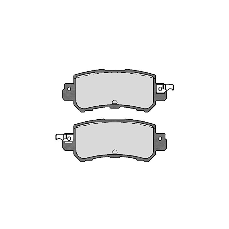 LPR 05P1756 Pads for