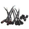 WESIRI 5Pairs 5pin Black Electrical Connector LED Connector for LED