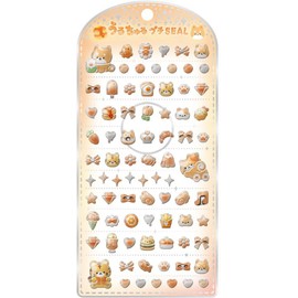 Crux CRUX Urutsuru Petit Sticker Orange Puffy 3D Nail Parts Smartphone Deco Oshikatsu 133353