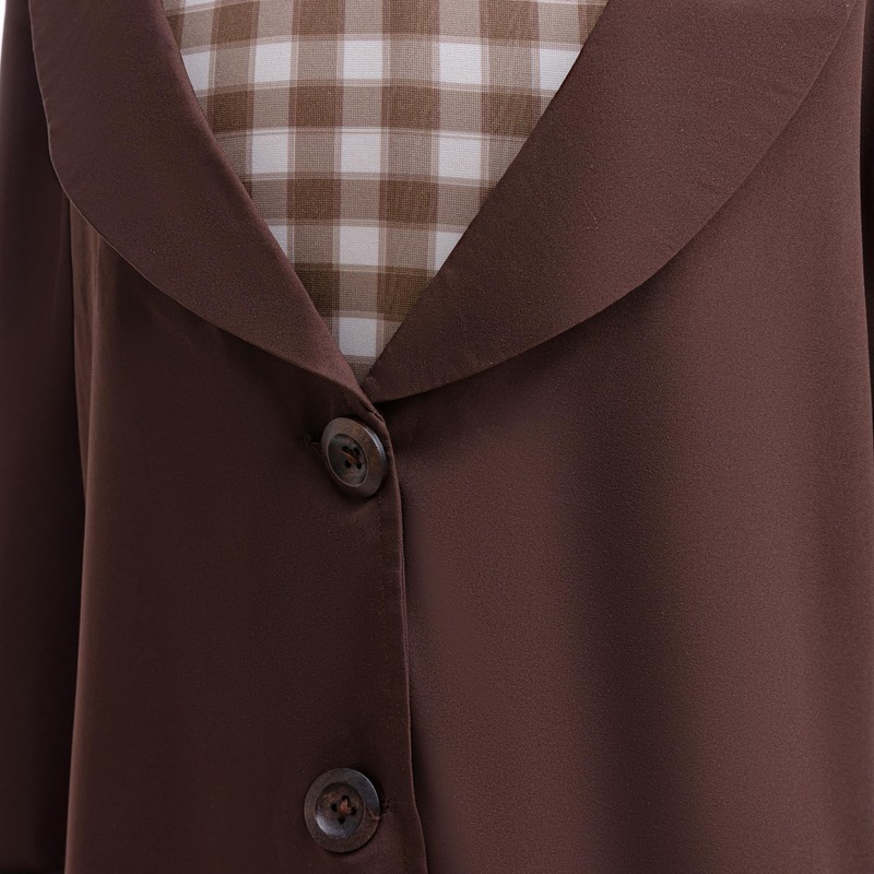 Coolproud American Historical Figures Rosa Parks Costume includes coat dress