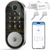 Smart Door-Lock Keyless-Entry Keypad Deadbolt: Electronic Door Lock with Code