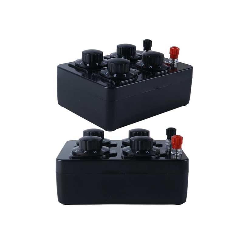 Hoite Simple Resistance Box Precision Variable Decade Resistor Teaching Instrument