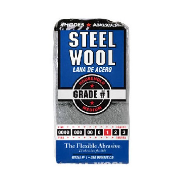 HOMAX PRODUCTS 10121111 Number 1 Steel Wool Pad, 12-Pack