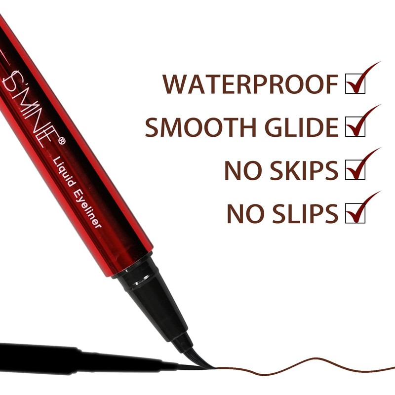 ISMINE Professional Matte Vegan smudge proof Eyeliner, Makeup liner Easy