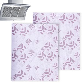 Cooker Hood Filter Paper, 2 Pack Kitchen Extractor Fan Filters, Universal Cooker Hood Filter Extractor with Saturation Indicator, Cut to Size Filter for Extractor Fan Cooker Hoodhood