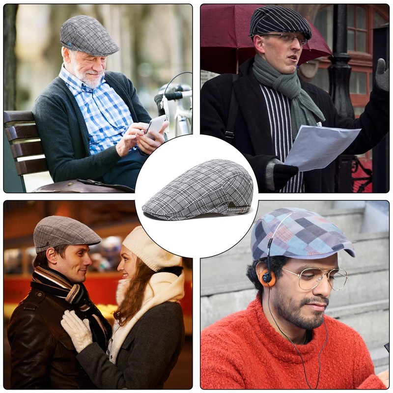crazy bean Flat Hats Soft Beret Irish Beret Hat Adjustable