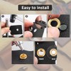 Litoexpe 4.5MM Grommets Eyelets 200 Pcs, Self Backing Eyelets for