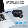 SVPRO Teleobjetivo cámara web compatible con Mac, cámara USB de