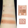 Cezanne Beige Tone Eye Shadow 02 Rosy Beige 0.15 oz