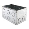 1 Pc, Solid Masonry Box, Three Gang, 3-1/2 In. Deep