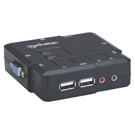 Manhattan 2-Port Compact KVM Switch (151252)