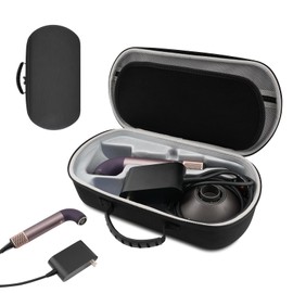 XINGFUDAO Carrying Case Compatible with Dyson Supersonic Nural and Supersonic R, Hard Travel Case for Hair Dryer, Black
