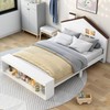 Harper & Bright Designs Full Size Platform Bed with Storage