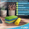AIDEA Microfiber Cleaning Cloth, 100PK, Soft Absorbent Rags, Microfiber Towels