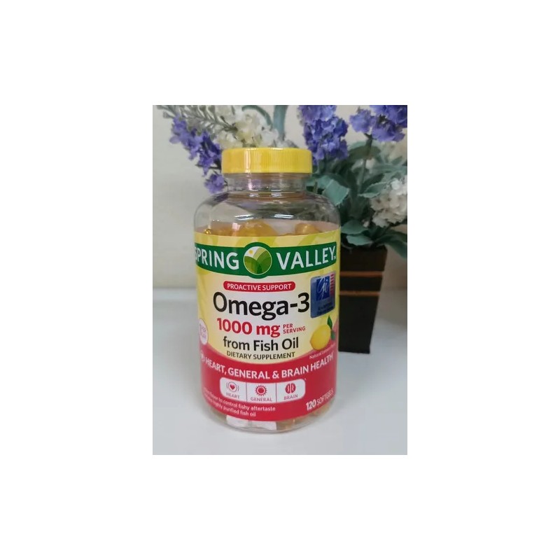 Omega 3 - 1000 mg - 120 cápsulas blandas con