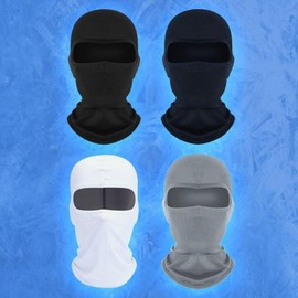 UV Protection Cooling Face Sunshade Mask for Golf Mask White