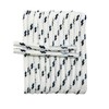 FeetPeople Round Laces, White with Navy Chip, 36 in. x