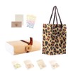 Gift Box Set with Leopard Print Bag, Small jewelry gift