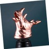 FUNOMOCYA Rose Gold Rhino Head Wine Pourer and Stopper Zinc