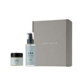 NANAKOSTAR LEA Hair Oil & Balm Gift Box Set Holiday Gift Hair Care, Citrus Scent, Non-Rinsing Treatments, Salon Quality, Present