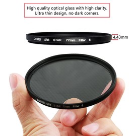ZOMEI 55mm Star Filter 3-Piece Set (4, 6, 8 Points) for Nikon, Sony, Olympus, Pentax, Tamron, Sigma & Other DSLR Cameras