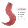 QNI-LMB Extensiones De Cabello Color Pink - Cabello 100% Natural