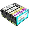 Houseoftoners Remanufactured for Epson 812XL Ink Cartridge High Yield Replacment