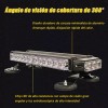 PUNKZZ Barra Torreta Estrobo Codigo Leds Con Base Magnética 14