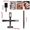 Nail Magnets Magnetic Nail Magnets 5 in 1 Black Strong